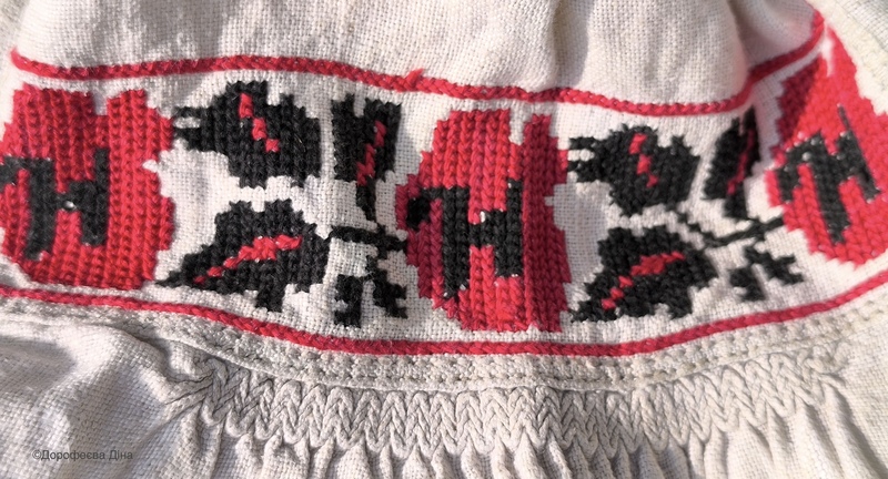 Старовинна жіноча сорочка, вишивка хрестиком, техніка вишивки ретязь. Школа української вишивки Prekrasa Studio. Навчитись вишивати онлайн